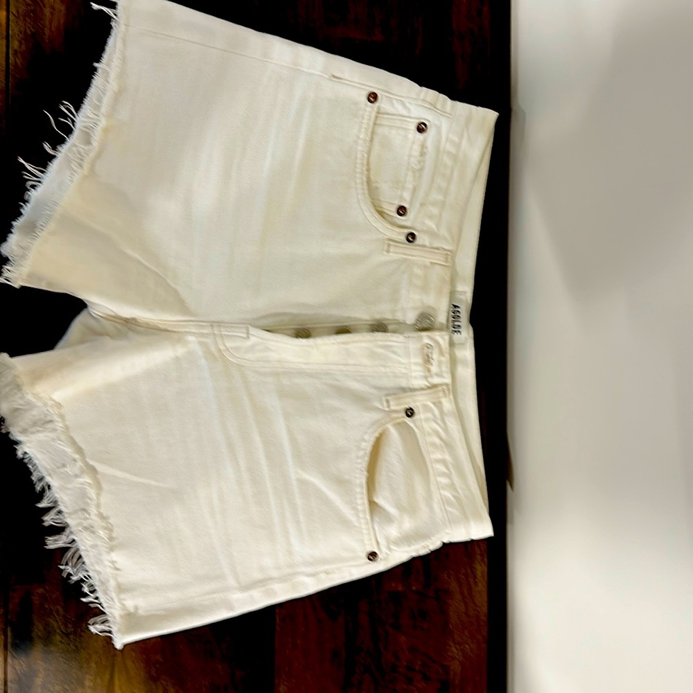 Agolde high rise denim shorts barely worn